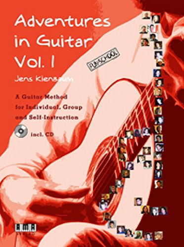 Adventures in Guitar Vol. 1 - Englische Ausgabe: A Guitar Method for Individual, Group and Self-Instruction
