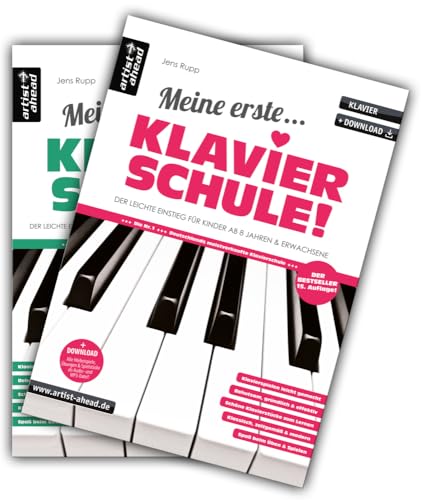 Meine erste Klavierschule & Meine zweite Klavierschule im Set!: Der leichte Einstieg für Kinder ab 8 Jahren & Erwachsene (inkl. Download). Klaviernoten für Anfänger. Lehrbuch für Piano. Fingerübungen Meine erste Klavierschule & Meine zweite Klavierschule im Set!: Der leichte Einstieg für Kinder ab 8 Jahren & Erwachsene (inkl. Download). Klaviernoten für Anfänger. Lehrbuch für Piano. Fingerübungen