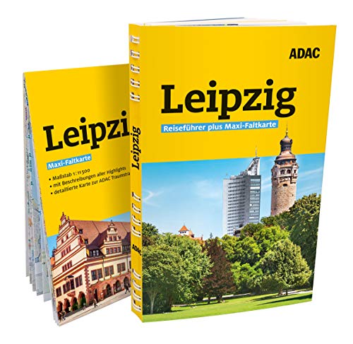 ADAC Reiseführer plus Leipzig: Mit Maxi-Faltkarte und praktischer Spiralbindung