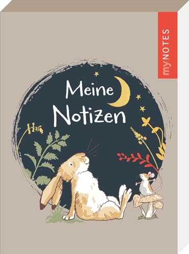 myNOTES Papeterie: Weißt du eigentlich, wie lieb ich dich hab? Notizblock: Meine Notizen | Block A6, Blanko Seiten, berühmte Hasen-Illustrationen, 96 Blatt für To-dos, Notizen