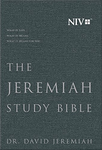 The Jeremiah Study Bible, NIV: WHAT IT SAYS. WHAT IT MEANS. WHAT IT MEANS FOR YOU. The Jeremiah Study Bible, NIV: WHAT IT SAYS. WHAT IT MEANS. WHAT IT MEANS FOR YOU.