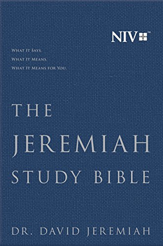 The Jeremiah Study Bible, NIV: WHAT IT SAYS. WHAT IT MEANS. WHAT IT MEANS FOR YOU. The Jeremiah Study Bible, NIV: WHAT IT SAYS. WHAT IT MEANS. WHAT IT MEANS FOR YOU.