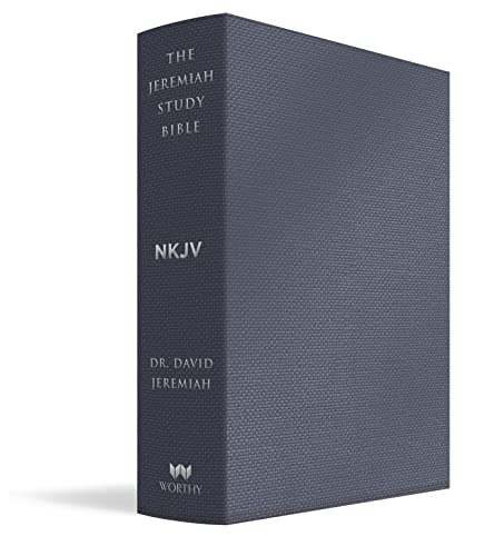 The Jeremiah Study Bible, NKJV: Majestic Black Leatherluxe® w/ thumb index: What It Says. What It Means. What It Means For You.