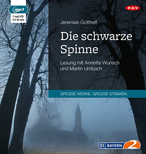 Die schwarze Spinne: Lesung mit Annette Wunsch und Martin Umbach (1 mp3-CD)