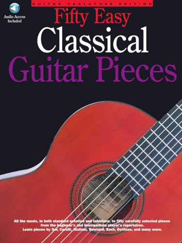 50 Easy Classical Guitar Pieces [mit CD] von Music Sales