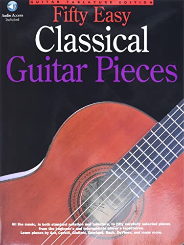 50 Easy Classical Guitar Pieces [mit CD]