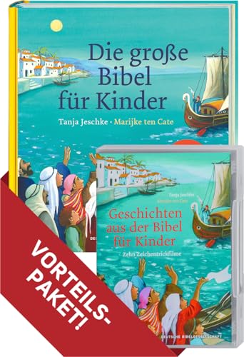 Die große Bibel für Kinder. Kombi-Paket (Buch + DVD) von Deutsche Bibelgesellschaft