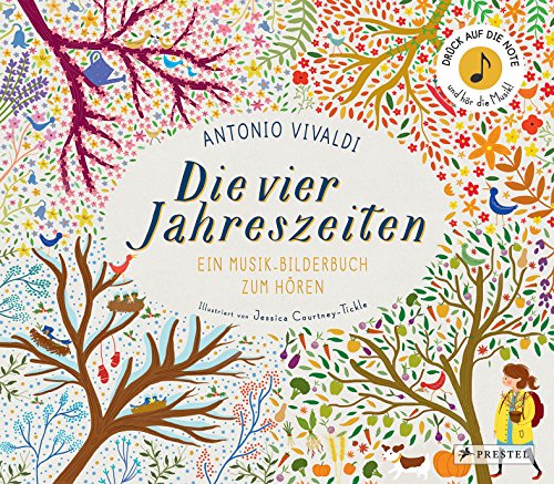 Antonio Vivaldi. Die vier Jahreszeiten: Ein Musik-Bilderbuch zum Hören mit 10 Soundmodulen. Für Kinder ab 4 Jahren (Prestel junior Sound-Bücher, Band 1) von Prestel Verlag