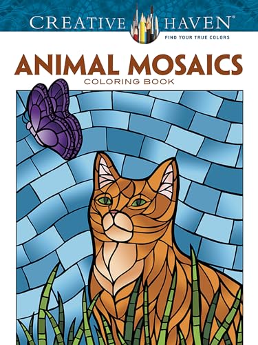 Creative Haven Animal Mosaics Coloring Book (Creative Haven Coloring Books)
