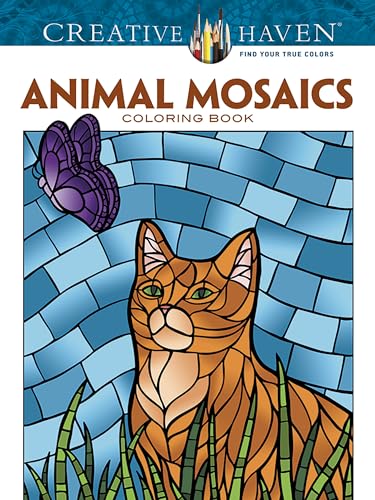 Creative Haven Animals Mosaics Coloring Book