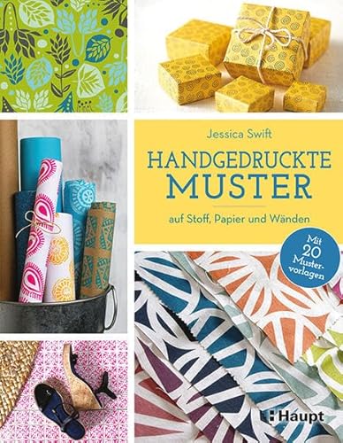 Handgedruckte Muster: auf Stoff, Papier und Wänden