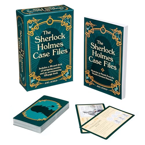 The Sherlock Holmes Case Files: Includes a 50-Card Deck of Absorbing Puzzles and an Accompanying 128-Page Book (Arcturus Leisure Kits)
