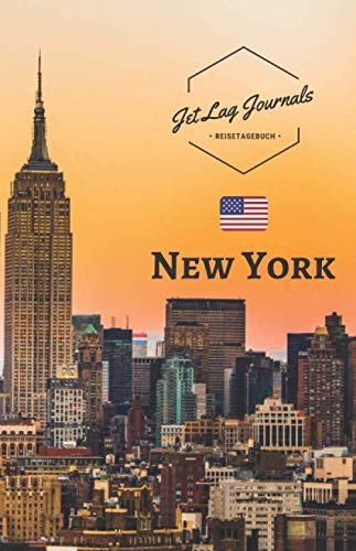 JetLagJournals • Reisetagebuch New York: Erinnerungsbuch zum Ausfüllen | Reisetagebuch zum Selberschreiben für den New York Urlaub