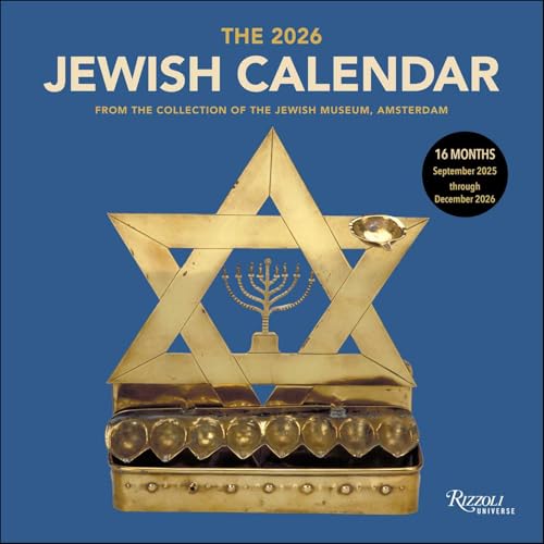 The Jewish Calendar 2025–2026 (5786) 16-Month Wall Calendar: Original Universe-Kalender [Mehrsprachig] [Kalender] (Wall-Kalender) von Rizzoli Universe