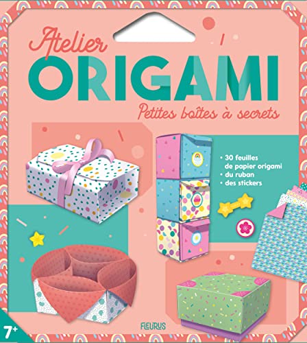 Atelier origami. Petites boîtes à secrets