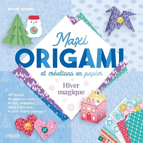 Maxi origami et créations en papier - Hiver magique von FLEURUS