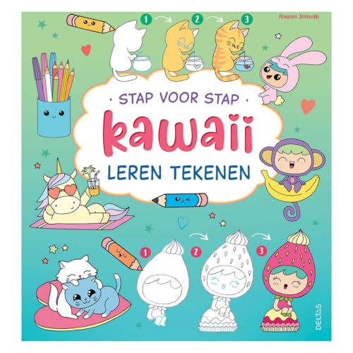 Stap voor stap kawaii leren tekenen von Zuidnederlandse Uitgeverij (ZNU)