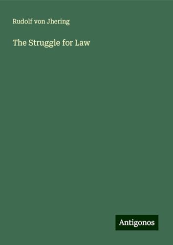 The Struggle for Law