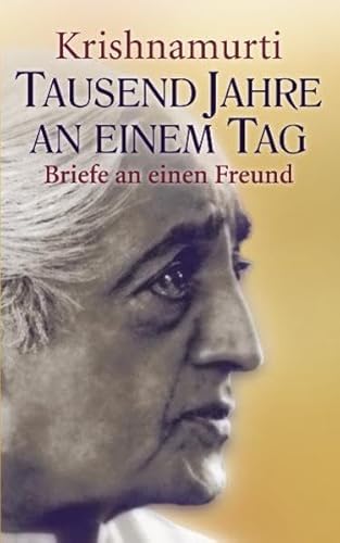 Tausend Jahre an einem Tag: Briefe an einen Freund