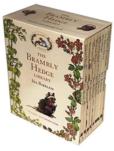 The Brambly Hedge 8 Books Classic Countryside Tales Box Set by Jill Barklem (Spring, Summer, Autumn, Winter, Poppy's Babies, Sea, The High Hills & The Secret Staircase)