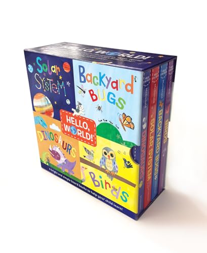 Hello, World! Boxed Set: Solar System; Dinosaurs; Backyard Birds; Bugs