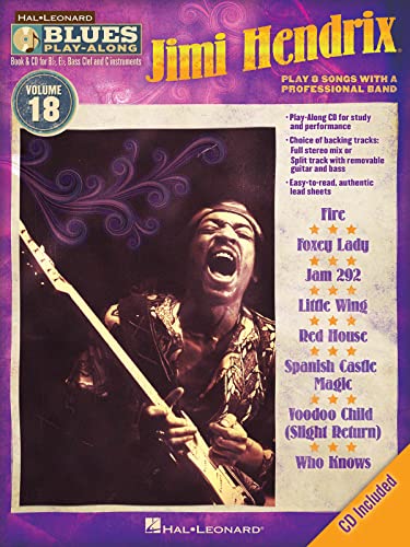 Jimi Hendrix: Blues Play-Along - Volume 18: Noten, Play-Along (Hal Leonard Blues Play-along, Band 18)