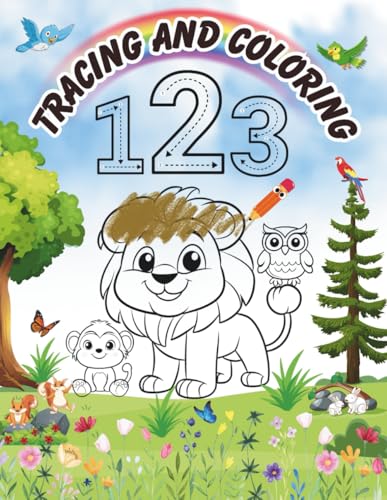 123 Tracing and Coloring Book von Independently published