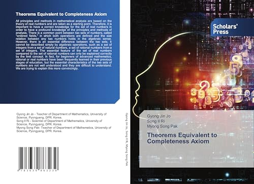 Theorems Equivalent to Completeness Axiom: DE von VDM Verlag