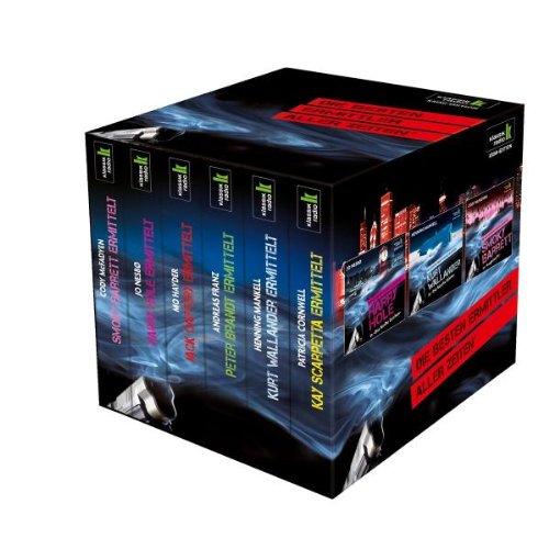 Klassik Radio Krimi-Edition-Box - Die besten Ermittler aller Zeiten: Das fünfte Zeichen / Mord auf Raten / Die falsche Fährte / Ausgelöscht / Flucht / Haut, 36 CDs von audio media verlag GmbH