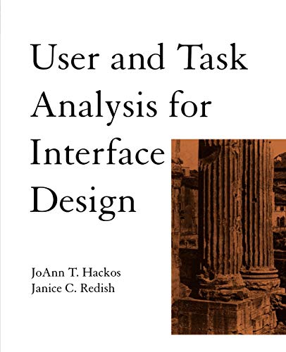 User and Task Analysis for Interface Design User and Task Analysis for Interface Design