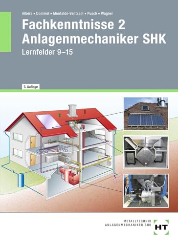 Fachkenntnisse 2 Anlagenmechaniker SHK: Lernfelder 9-15