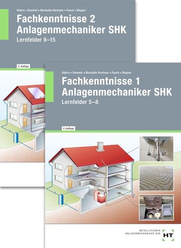 Paketangebot Fachkenntnisse Anlagenmechaniker SHK 1 + 2: beinhaltet 3136/4. Aflg. 18 und 3137/3. Aflg. 19