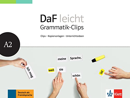 DaF leicht A2: Deutsch als Fremdsprache für Erwachsene. Heft mit Grammatik-Clips - Kopiervorlagen und Unterrichtsideen (DaF leicht: Deutsch als Fremdsprache für Erwachsene) von Klett Sprachen GmbH