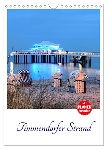 Timmendorfer Strand (Wandkalender 2024 DIN A4 hoch), CALVENDO Monatskalender