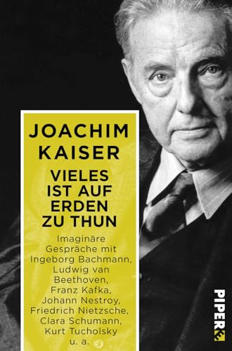 Vieles ist auf Erden zu thun: Imaginäre Gespräche mit Ingeborg Bachmann, Ludwig van Beethoven, Franz Kafka, Johann Nestroy, Friedrich Nietzsche, Clara Schumann, Kurt Tucholsky u. a. von Piper Edition