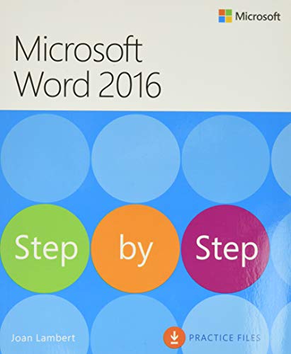 Microsoft Word 2016 Step by Step