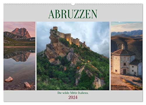 Abruzzen - Die wilde Mitte Italiens (Wandkalender 2024 DIN A2 quer), CALVENDO Monatskalender