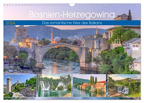 Bosnien-Herzegowina Das romantische Herz des Balkans (Wandkalender 2024 DIN A3 quer), CALVENDO Monatskalender von CALVENDO