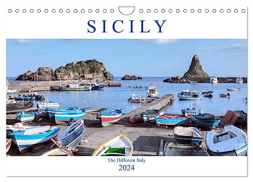 Sicily The Different Italy (Wandkalender 2024 DIN A4 quer), CALVENDO Monatskalender von CALVENDO