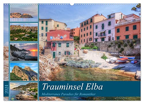 Trauminsel Elba: Mediterranes Paradies für Romantiker (Wandkalender 2024 DIN A2 quer), CALVENDO Monatskalender