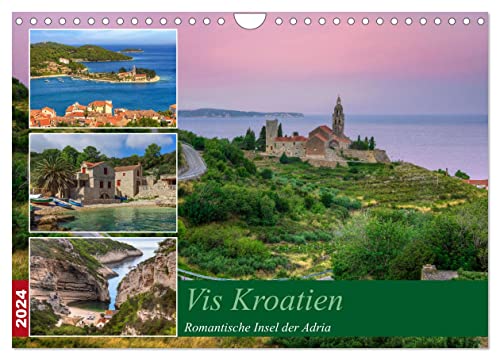 Vis Kroatien - Romantische Insel der Adria (Wandkalender 2024 DIN A4 quer), CALVENDO Monatskalender von CALVENDO