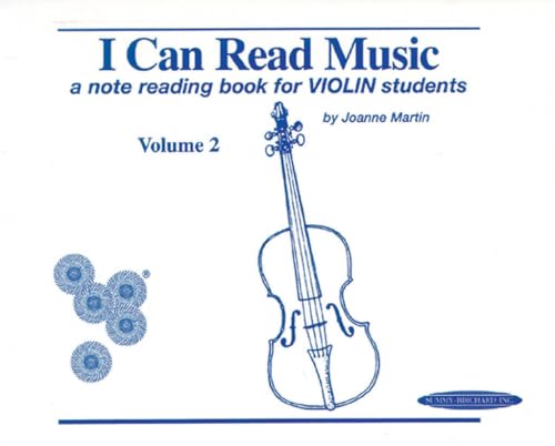 I Can Read Music, Volume 2: A note reading book for VIOLIN students