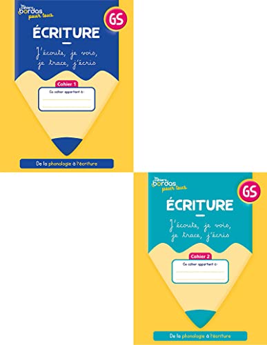 Cahiers Bordas pour tous - Ecriture GS - 2023 - Cahiers élève 1 et 2 sous film Cahiers Bordas pour tous - Ecriture GS - 2023 - Cahiers élève 1 et 2 sous film