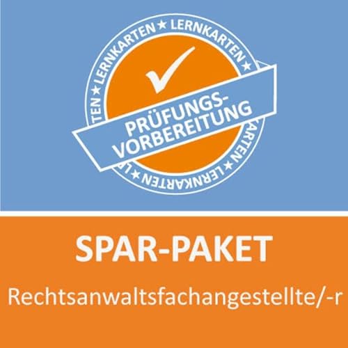 Spar-Paket Lernkarten Rechtsanwaltsfachangestellte/r: Prüfungsvorbereitung auf die Abschlussprüfung zum Sparpreis