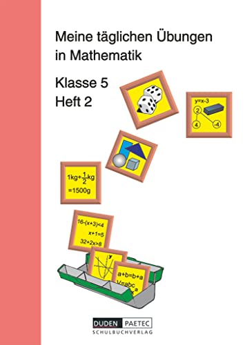 Meine täglichen Übungen in Mathematik, Klasse 5: Arbeitsheft 2 von Paetec, Berlin