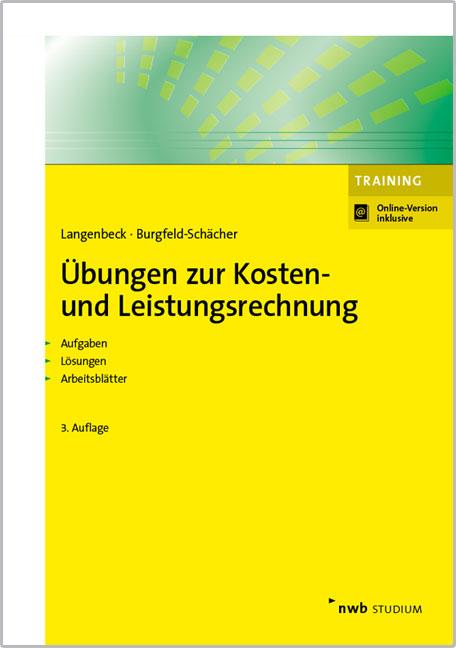 Übungen zur Kosten- und Leistungsrechnung von NWB Verlag