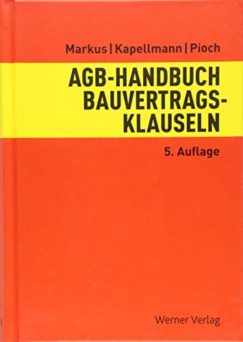 AGB-Handbuch Bauvertragsklauseln von Werner