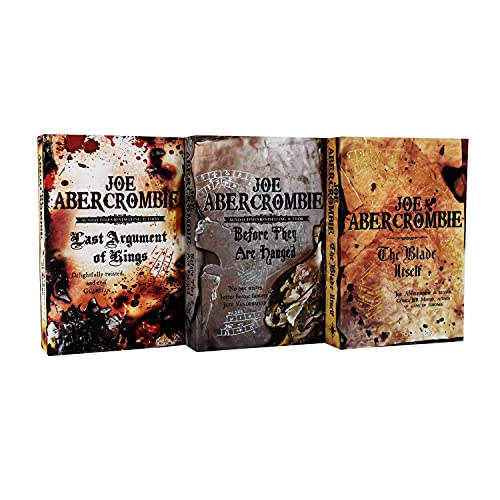 Joe Abercrombie First Law Series 3 Books Collection Set (The Blade Itself, Before They Are Hanged, Last Argument Of Kings)