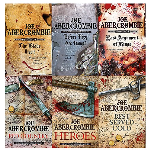 Joe abercrombie first law series 6 books collection set
