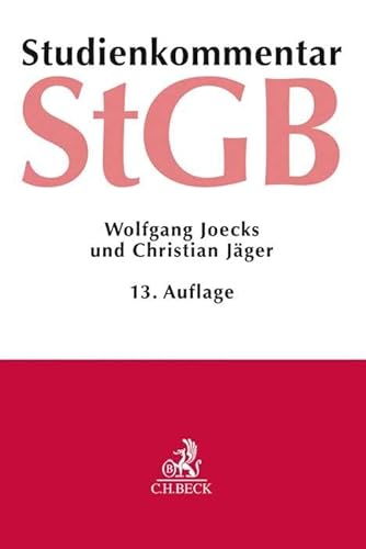 Strafgesetzbuch: Studienkommentar